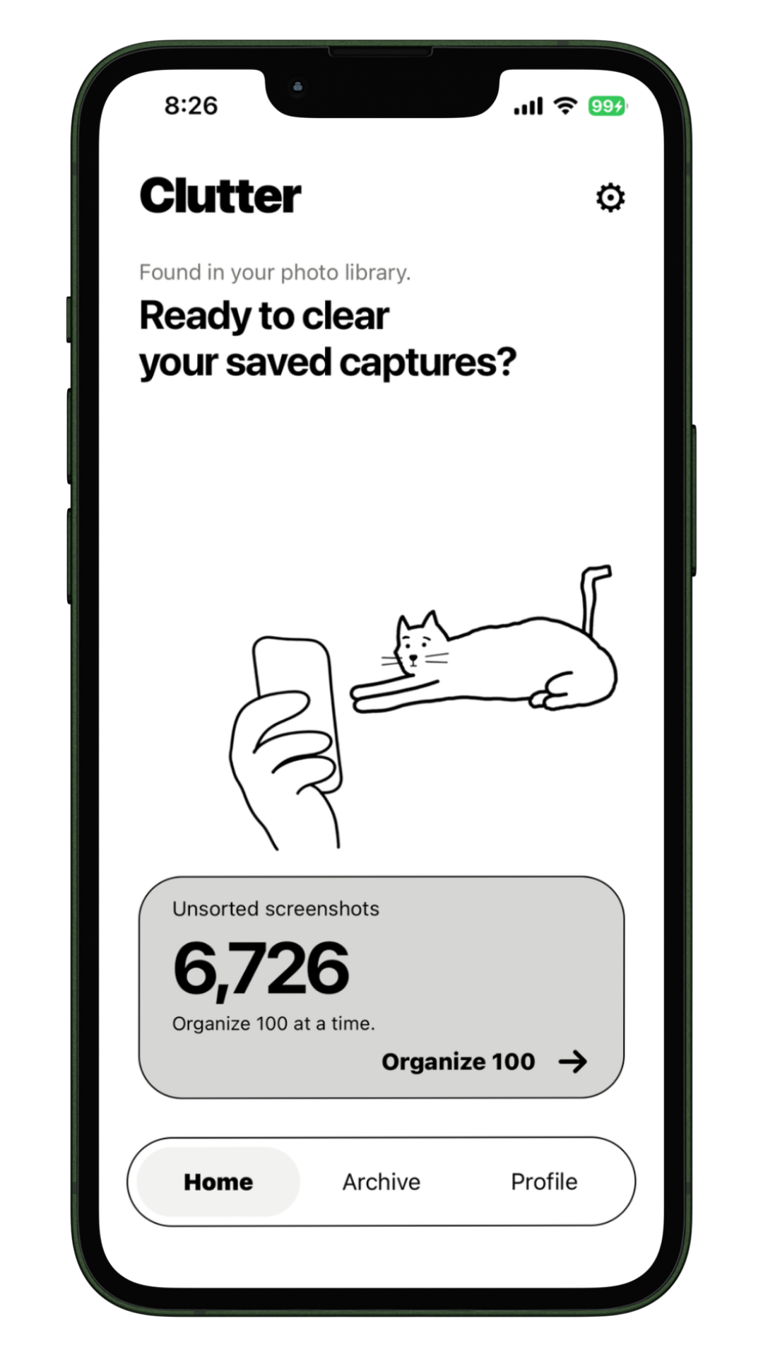 Clutter app preview
