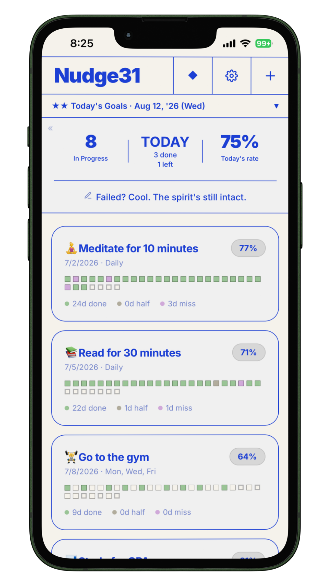 Nudge31 app preview